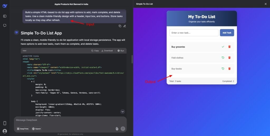 9 Best AI Chatbots in 2026 (Compared & Reviewed) 19 DeepSeek - code generation