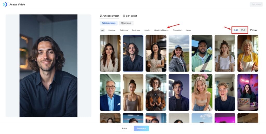 Jogg AI - avatar videos