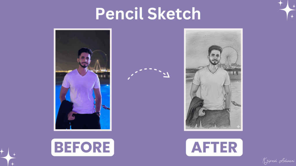 How to Use Nano Banana for Photo Editing? (21+ Prompts For You’ll Love) - Transform Instantly 21 Pencil sketch with Nano Banana