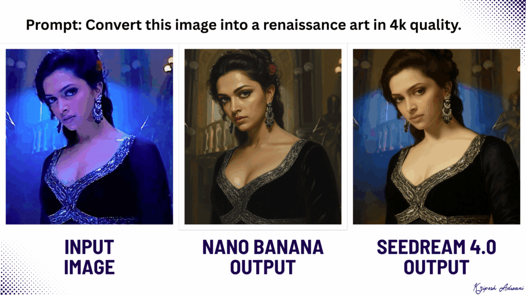 Seedream 4.0 vs Nano Banana: Which AI Tool is Worth Your Time? 2 Seedream 4.0 vs Nano Banana - output quality