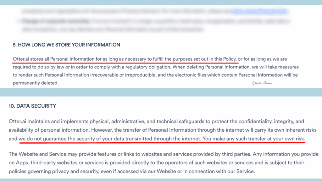 Otter AI Review 2026: Is This Meeting Assistant Worth It? (Honest Test) 17 Otter Security Statement