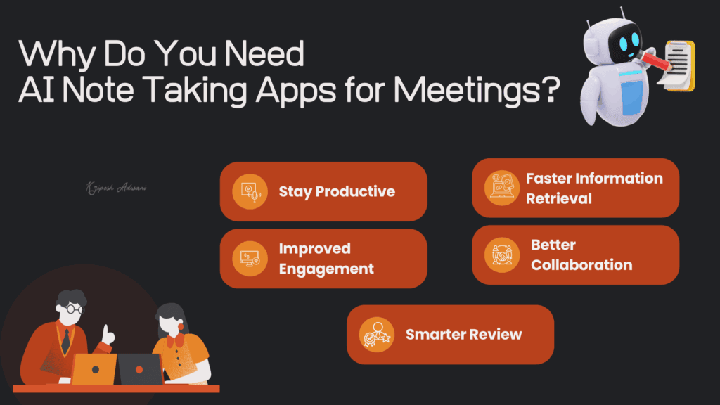 Why Do You Need AI Note Taking Apps for Meetings