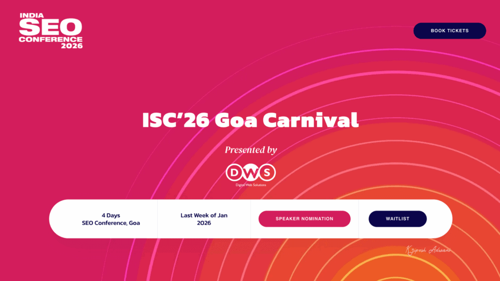 India SEO Conference (ISC) 2026