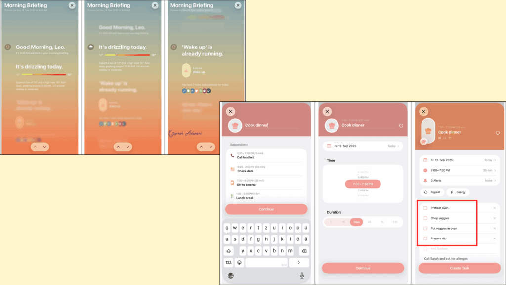 Structured iOS exclusive features