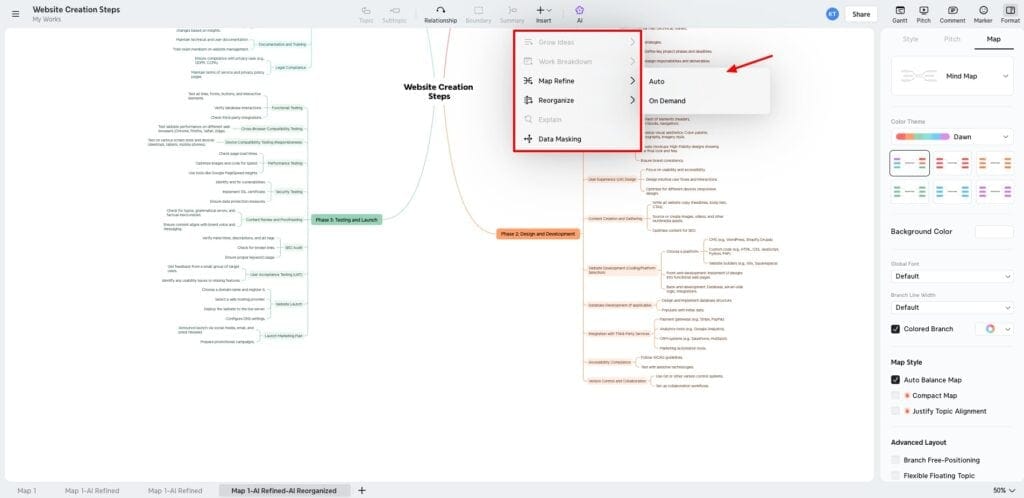 9 Best Mind Mapping Software Tools That Actually Save You Time (2026) 7 Xmind - refining mind maps with AI