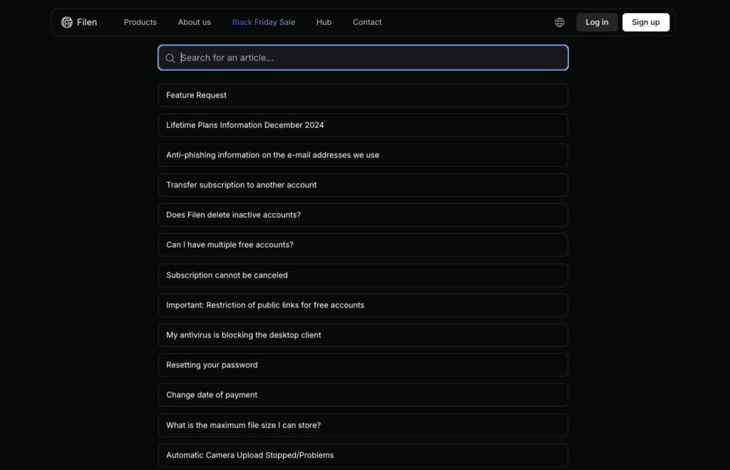 Filen - knowledge base