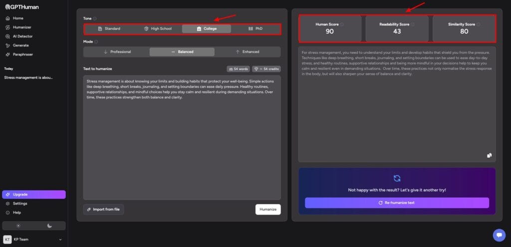 GPTHuman - AI Content Humanizer
