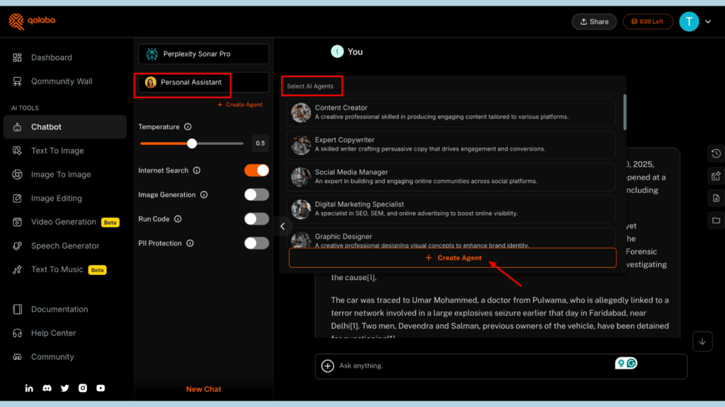 Qolaba Personal AI Assistant
