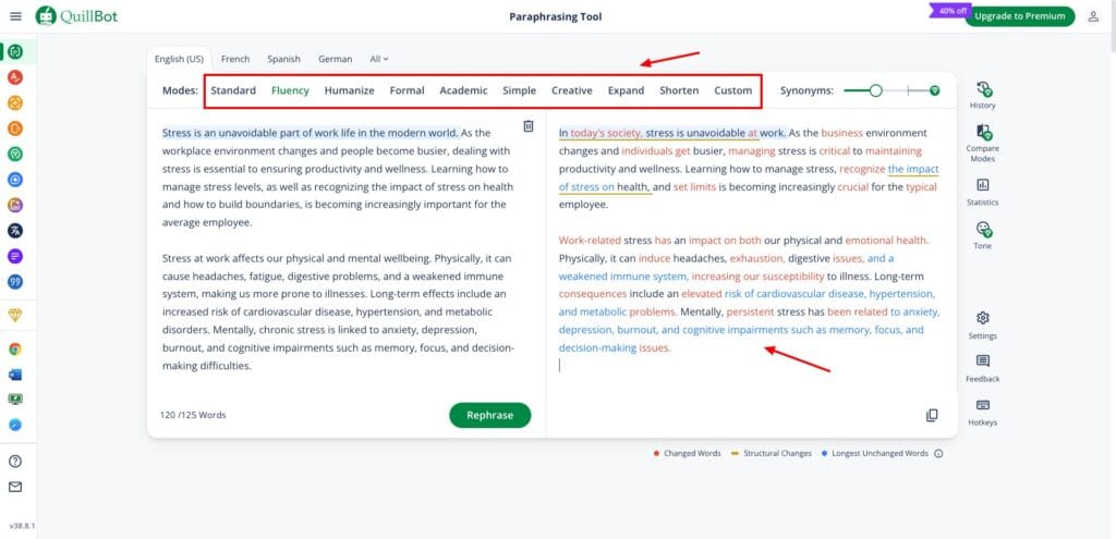 Quillbot for AI Writing
