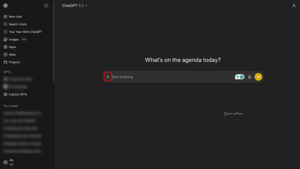 Step 1 Open the ChatGPT app
