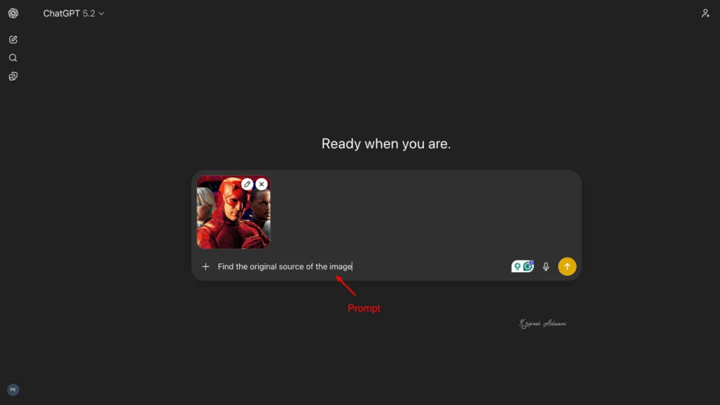 Step 3 Enter your prompt
