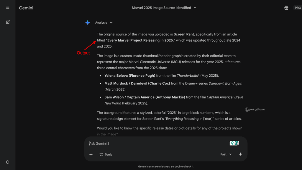 How to Reverse Image Search: Find Any Photo's Source in Seconds (2026 Methods) 37 Step 4 Gemini output