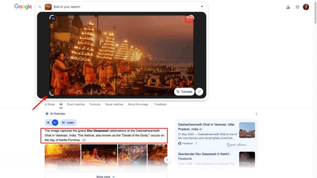 How to Reverse Image Search: Find Any Photo's Source in Seconds (2026 Methods) 20 Step 5 Google Lens results