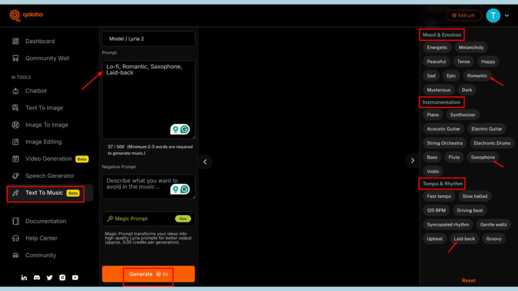 Text to Music
