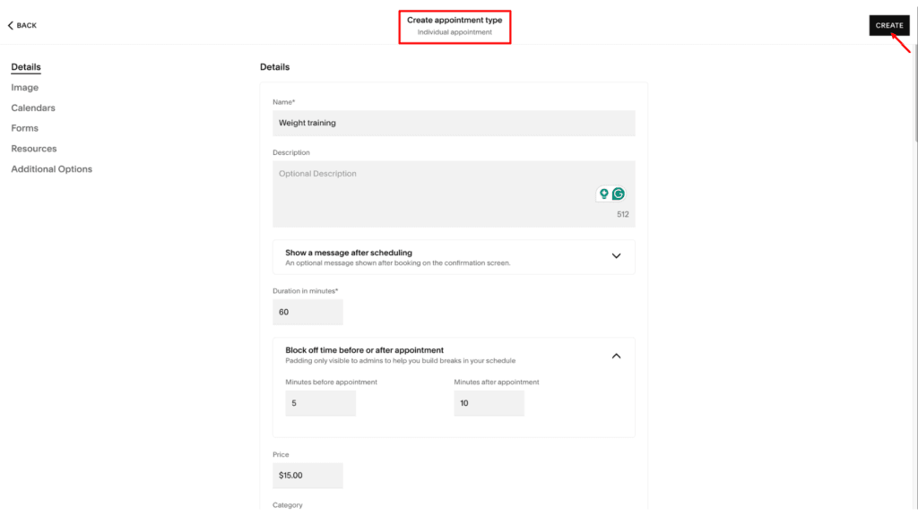 Acuity Scheduling appointment booking
