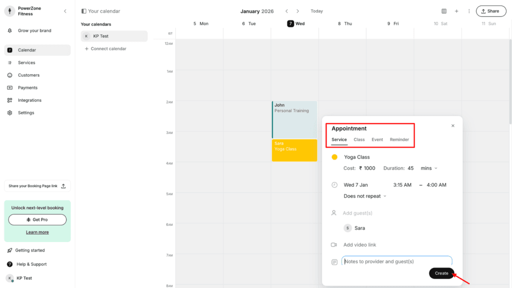 Appointment scheduling
