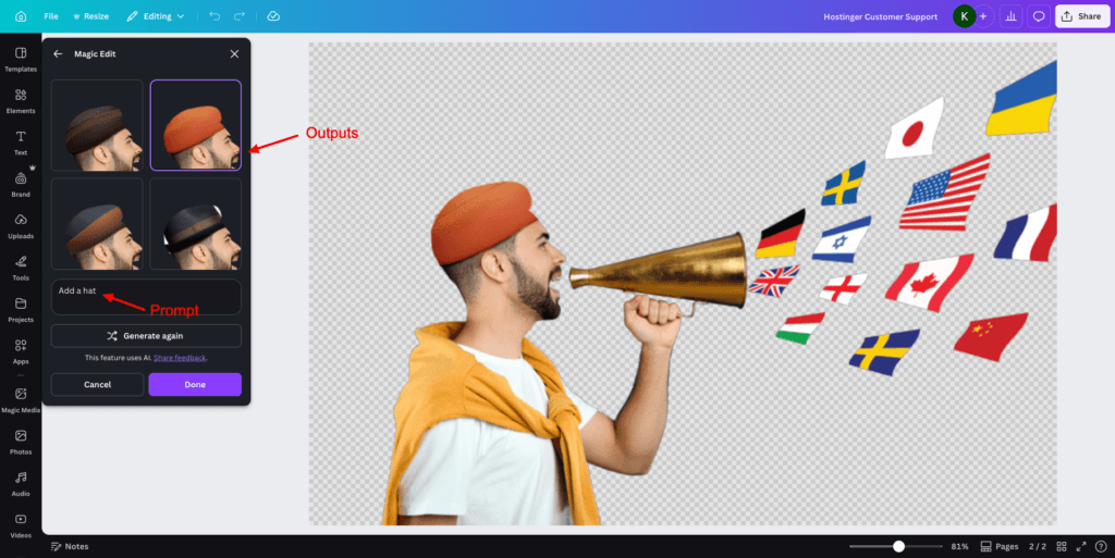 18 Best AI Apps for Beginners in 2026: Free Tools That Actually Work 16 Canva Magic Edit