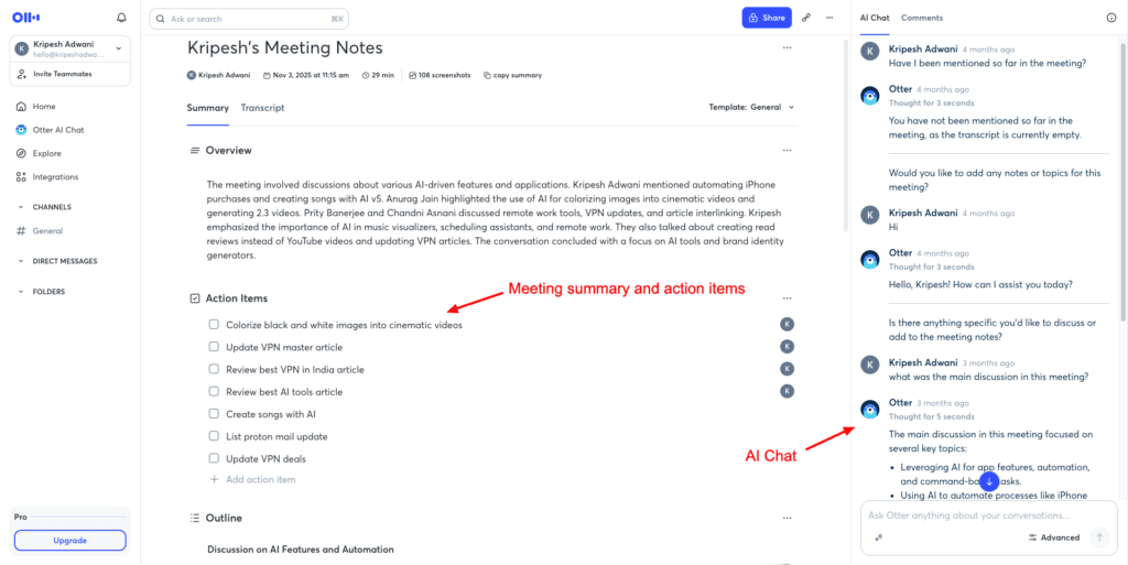 18 Best AI Apps for Beginners in 2026: Free Tools That Actually Work 14 Otter AI meeting transcription