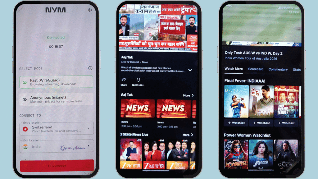 Streaming performance on mobile app
