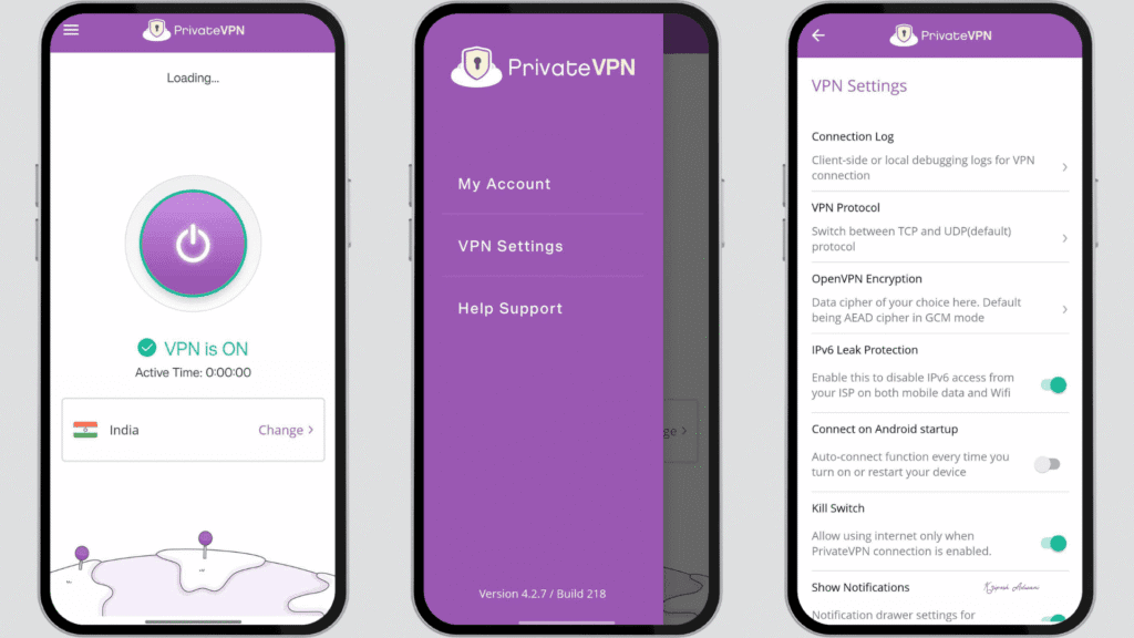PrivateVPN Review 2026: Speeds, Streaming & Hidden Drawbacks Exposed 23 PrivateVPN Android user interface