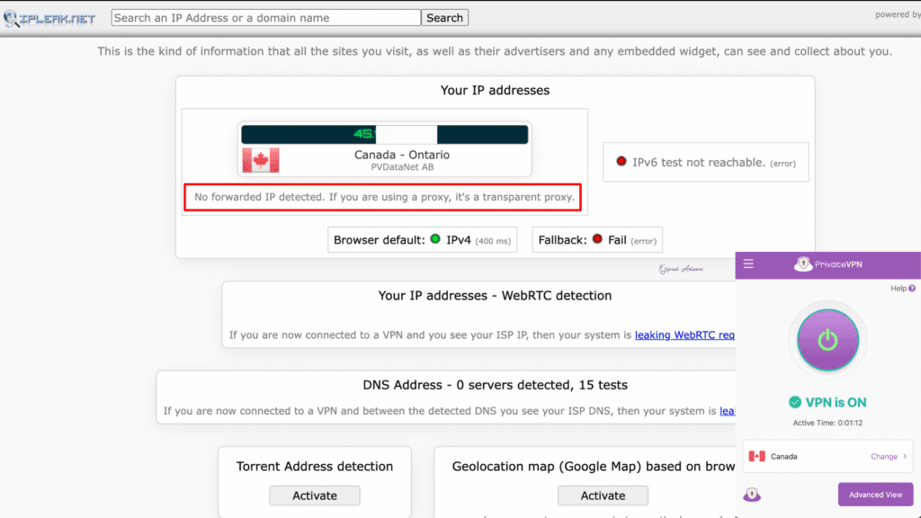 PrivateVPN Review 2026: Speeds, Streaming & Hidden Drawbacks Exposed 17 PrivateVPN DNS leak test result
PrivateVPN DNS leak test result