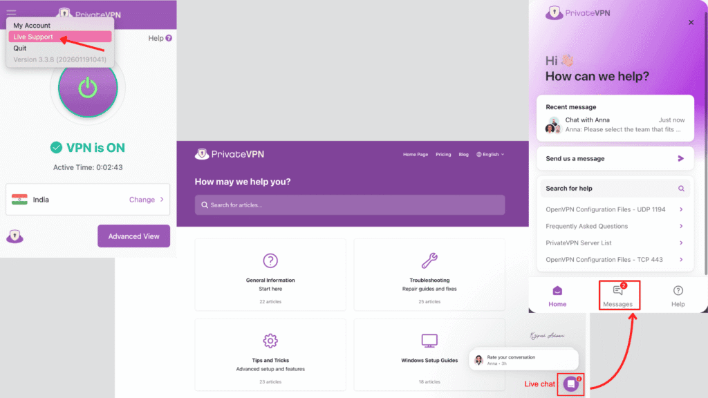 PrivateVPN Review 2026: Speeds, Streaming & Hidden Drawbacks Exposed 21 PrivateVPN customer support