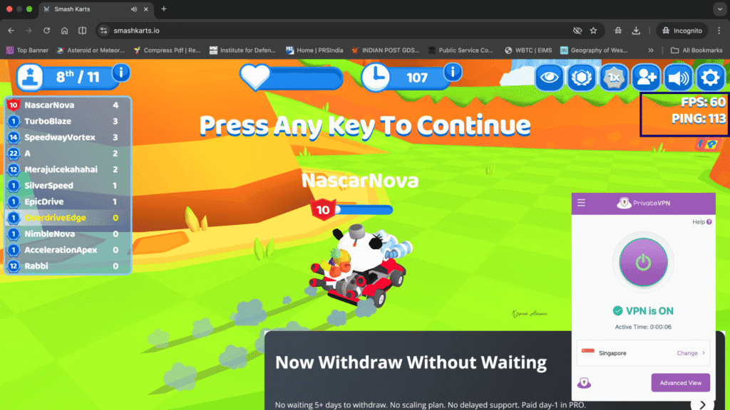 PrivateVPN Review 2026: Speeds, Streaming & Hidden Drawbacks Exposed 10 PrivateVPN gaming performance