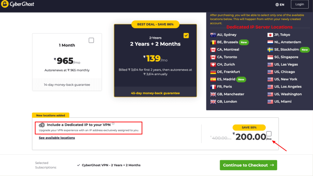 CyberGhost VPN Review 2026: Is It Worth Buying in India? 7 CyberGhost Dedicated IP servers