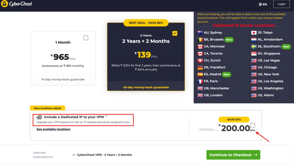 CyberGhost VPN Review 2026: Is It Worth Buying in India? 7 CyberGhost Dedicated IP servers