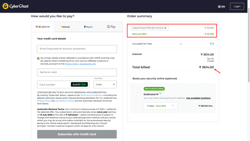 CyberGhost VPN Review 2026: Is It Worth Buying in India? 17 CyberGhost Pricing and Coupon