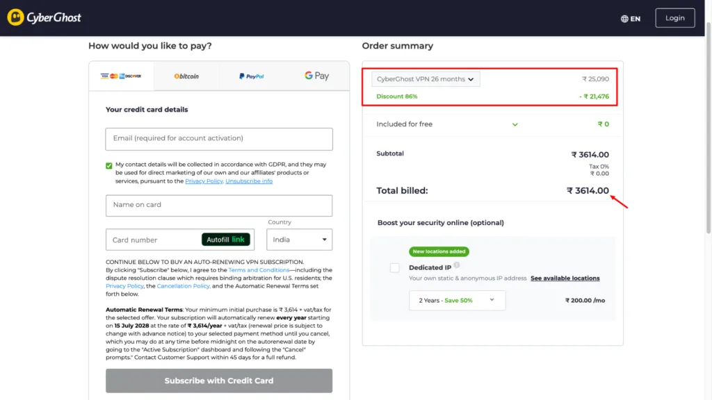 CyberGhost VPN Review 2026: Is It Worth Buying in India? 17 CyberGhost Pricing and Coupon