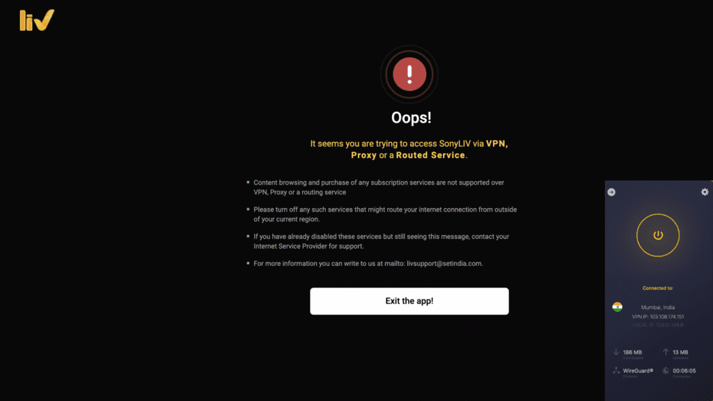 CyberGhost VPN Review 2026: Is It Worth Buying in India? 9 CyberGhost streaming performance SonyLiv
