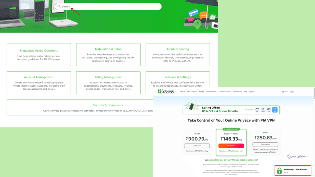 PIA Knowledge base