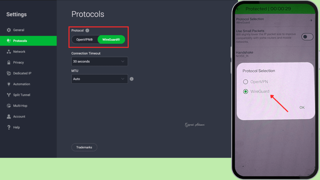 PIA VPN Protocols
