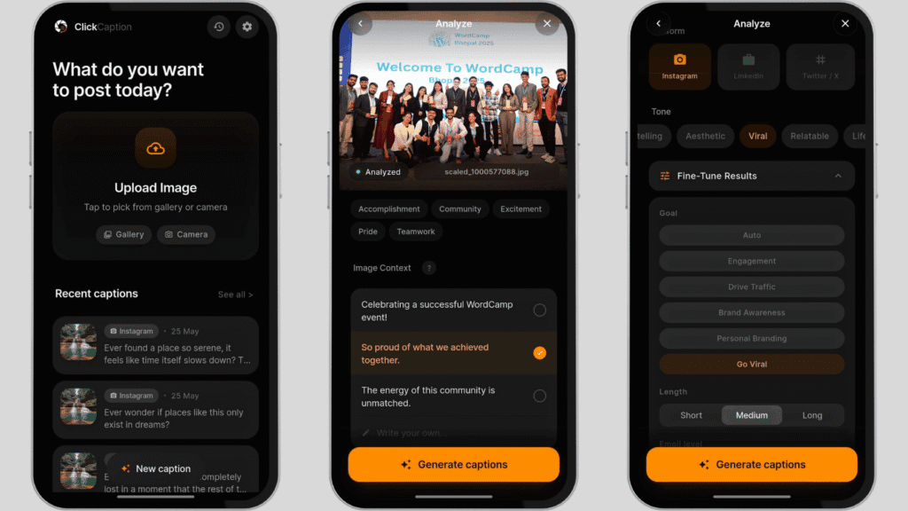 How-to-use-clickcaption-ai-instagram-caption-generator

