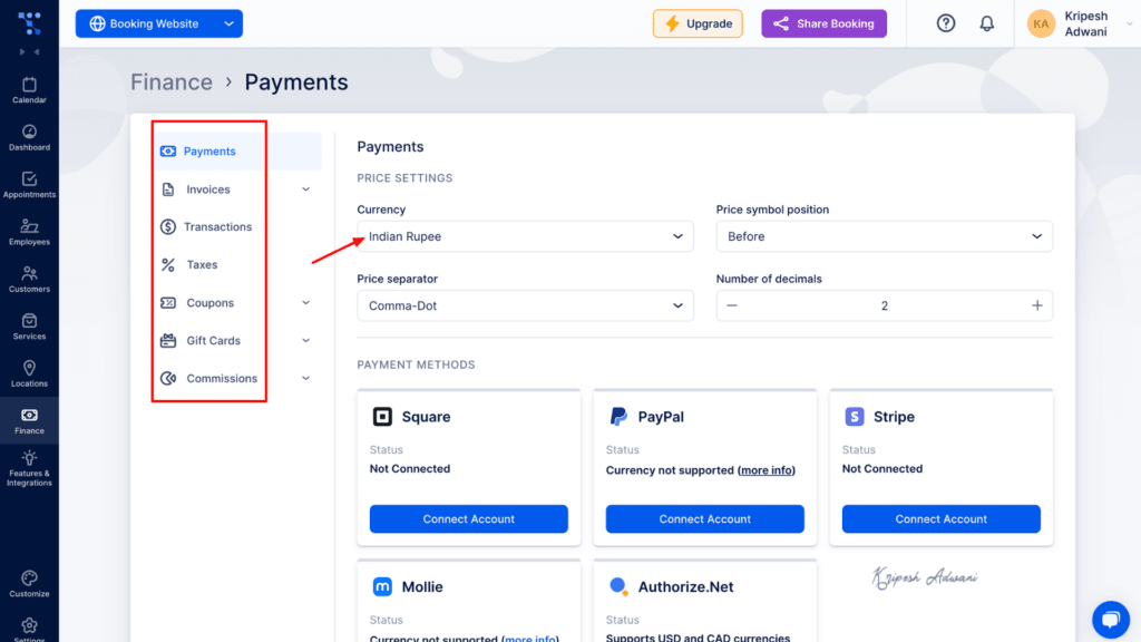 Step 6 Manage Finance
