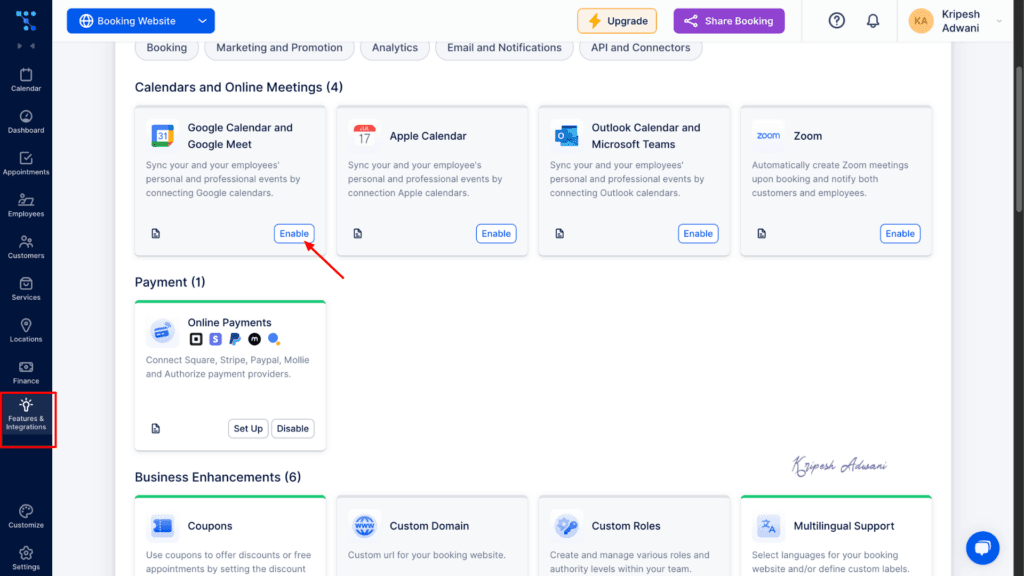 Trafft Integrations
