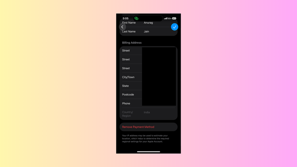 How to Use TikTok in India in 2026: 4 Proven Methods (Step-by-Step) 16 Change Billing Address