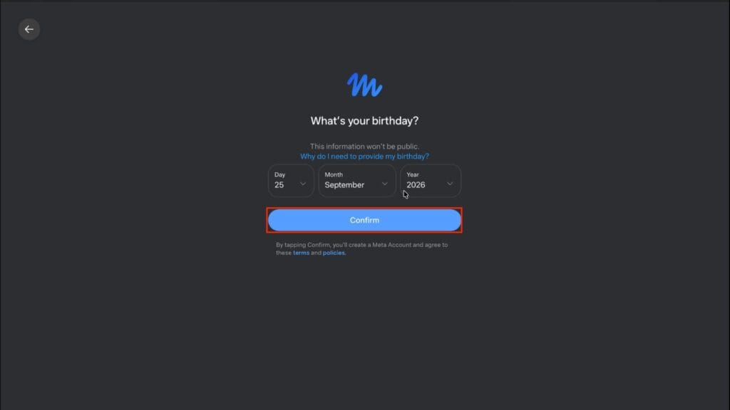 Meta Muse - Age verification